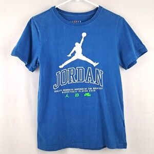 Jordan Youth Tshirt, Blue, Sz L